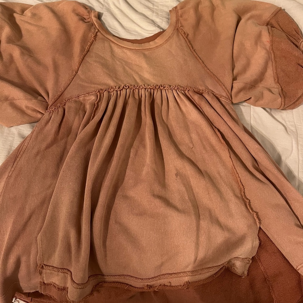 Free People sweater mini dress